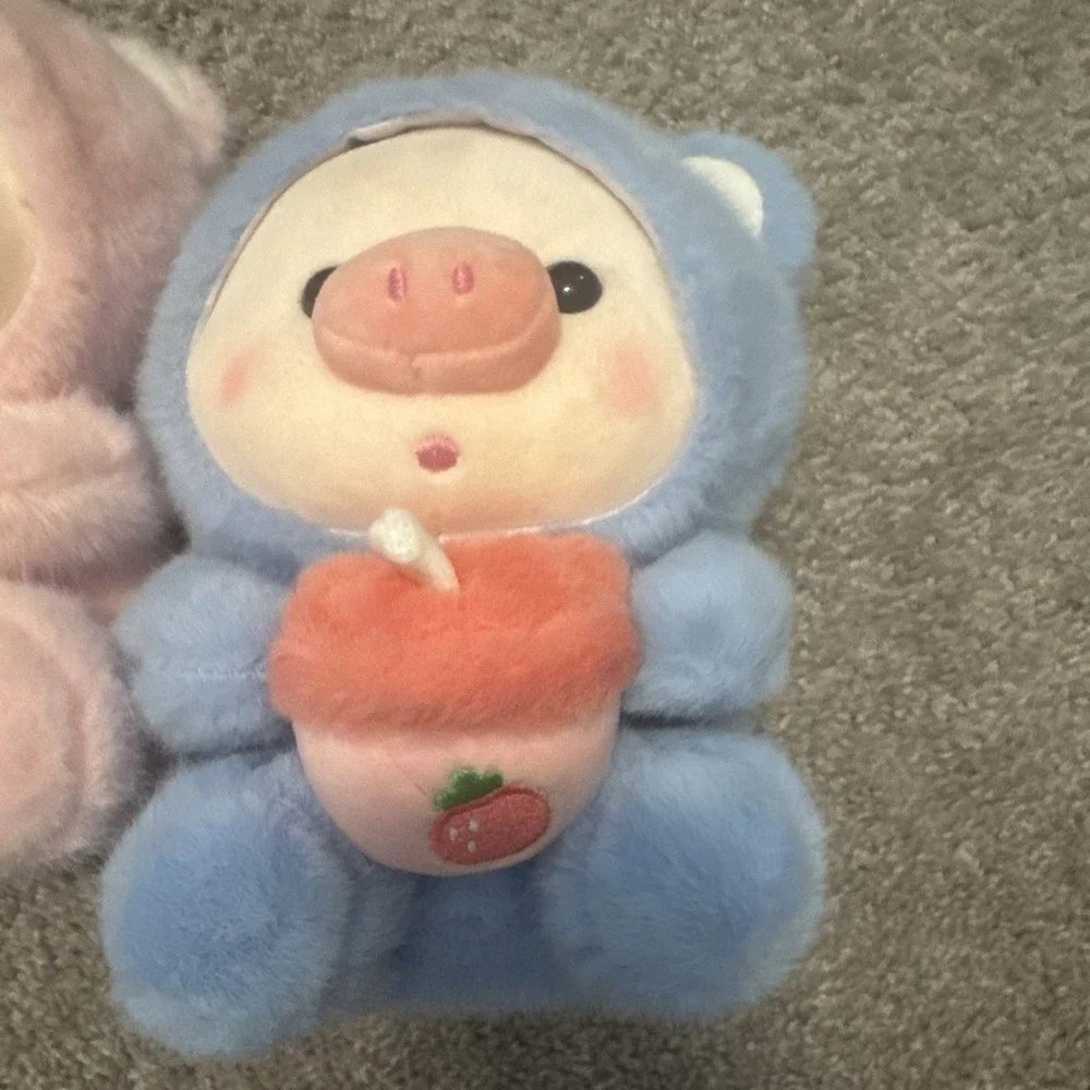 Cosplay Teddy Pig Boba Plush Set KAWAII 8